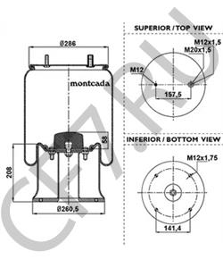 1006552 ZORZI Кожух пневматической рессоры в городе Екатеринбург
