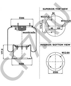 58050700 CARDI Кожух пневматической рессоры в городе Екатеринбург