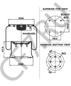 VRLC113L FAW JIEFANG Кожух пневматической рессоры в городе Екатеринбург