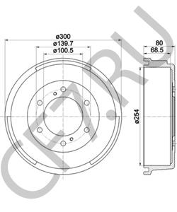 43206-31G11 INFINITI Тормозной барабан в городе Екатеринбург