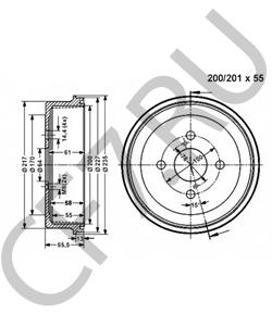 0948-463270 GEO Тормозной барабан в городе Екатеринбург
