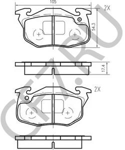 425052 Japko ремень поликлиновой MB в городе Екатеринбург