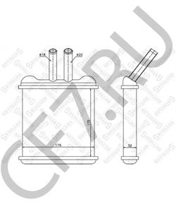 P96207413 ZAZ Теплообменник, отопление салона в городе Екатеринбург