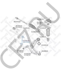 QP509-07045 INTERNATIONAL Тяга / стойка, стабилизатор в городе Екатеринбург