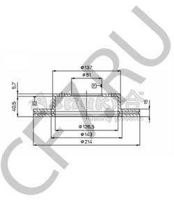 DF2725 LDV Тормозной диск в городе Екатеринбург