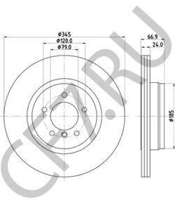 34211166129 MWM Тормозной диск в городе Екатеринбург
