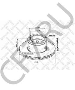 Z442124150047 ASHOK LEYLAND Тормозной диск в городе Екатеринбург