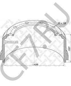 011723 SCHMITZ CARGOBULL Тормозной барабан в городе Екатеринбург