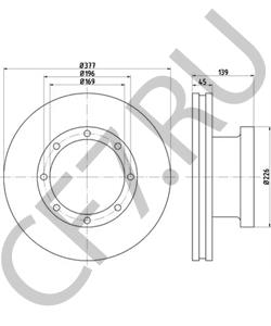 M07 8157 GIGANT Тормозной диск в городе Екатеринбург