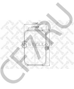 47310420000 SETRA Кожух пневматической рессоры в городе Екатеринбург