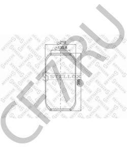 624319600 VAN HOOL Кожух пневматической рессоры в городе Екатеринбург