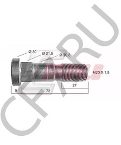 SS0100286 EBRO Болт крепления колеса в городе Екатеринбург