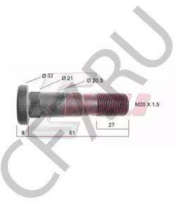 SS0100270 EBRO Болт крепления колеса в городе Екатеринбург