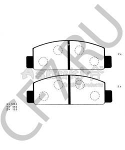 8DB355011131 HELLA Колодки тормозные дисковые в городе Екатеринбург