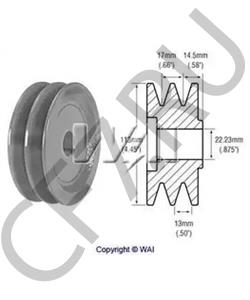 302GC295 MACK Ременный шкив, генератор в городе Екатеринбург