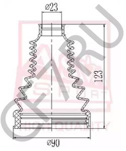 413ST09A00 SSANGYONG Пыльник, приводной вал в городе Екатеринбург