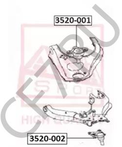 2904330-K00 GREAT WALL Несущий / направляющий шарнир в городе Екатеринбург