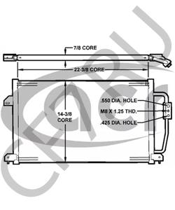 4546598 PLYMOUTH Конденсатор, кондиционер в городе Екатеринбург