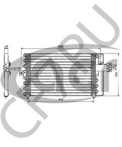 4443136 PLYMOUTH Конденсатор, кондиционер в городе Екатеринбург