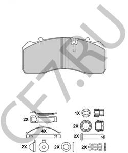 9317330 SMB Комплект тормозных колодок, дисковый тормоз в городе Екатеринбург