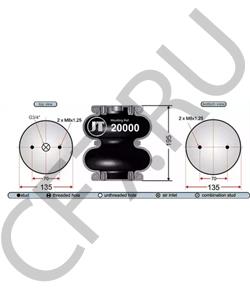 196028 GIGANT Кожух пневматической рессоры в городе Екатеринбург