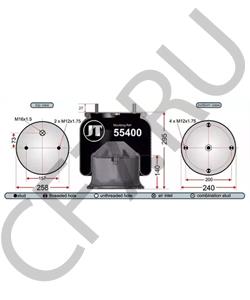 DEP103445 DENNIS Кожух пневматической рессоры в городе Екатеринбург