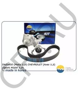 AMD.KITBR216 AMD Комплект ГРМ DAEWOO MATIZ 1,0 (ремень ГРМ +ролик+помпа) в городе Екатеринбург