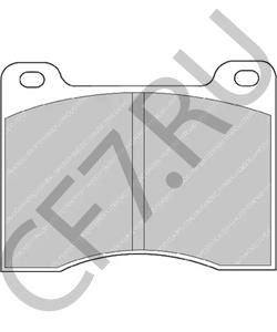 443 96 0612 125 TATRA Комплект тормозных колодок, дисковый тормоз в городе Екатеринбург