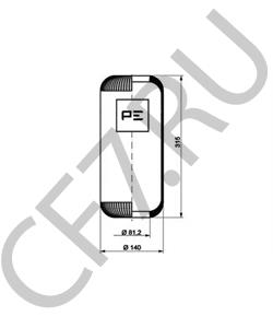 5800001 OPTARE Кожух пневматической рессоры в городе Екатеринбург