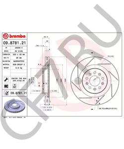 4G432C026AF ASTON MARTIN Тормозной диск в городе Екатеринбург