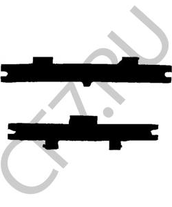 1215287102 Nippon Motors Прокладка поддона ДВС полукольцо в городе Екатеринбург