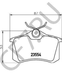 571361S EUROPESTAR Комплект тормозных колодок, дисковый тормоз в городе Екатеринбург