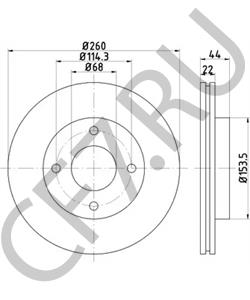 40206ED51AC166 NISSAN (DONGFENG) Тормозной диск в городе Екатеринбург