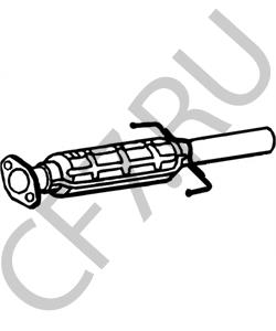 BM80138H BM Catalytic converter EURO 4 fits: MAZDA 6 2.0D 06.02-08.07 в городе Екатеринбург