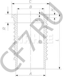 14-579940-00 FEDERAL Гильза цилиндра в городе Екатеринбург
