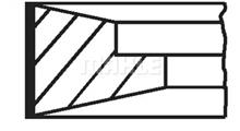 KMP Brand Кольца поршневые комплект, номинал KMP 4181A026