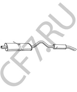 04809652AA Chrysler Глушитель выхлопных газов конечный в городе Екатеринбург