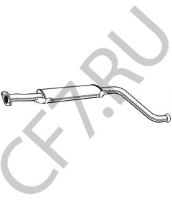 2110-1200020-10 Автоваз Вставка нейтрализатора (вместо кат/кол) ВАЗ 2110 в городе Екатеринбург