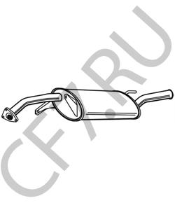 MR127029 PROTON Глушитель выхлопных газов конечный в городе Екатеринбург