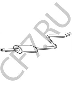 4544900315 SMART Средний глушитель выхлопных газов в городе Екатеринбург