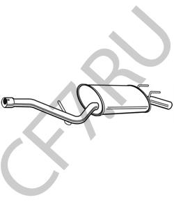 5278389 Chrysler Глушитель выхлопных газов конечный в городе Екатеринбург