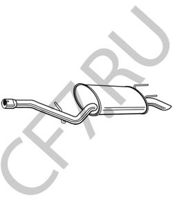 4764606AE Chrysler Глушитель выхлопных газов конечный в городе Екатеринбург