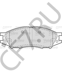 1802.200.62 BOVA Комплект тормозных колодок, дисковый тормоз в городе Екатеринбург