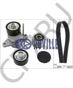 117206746R Автоваз Комплект ремня приводного LADA Largus (а/м с ГУР и A/C, ремень 6PK1822, ролик, натяжитель) в городе Екатеринбург