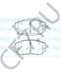 156102 Kawe Колодки тормозные передние в городе Екатеринбург