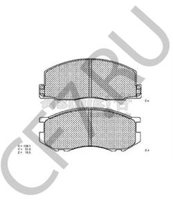 BP512 HERTS BERG Кол.диск.Mazda626/92-/MX-6/91-/Xedos6/92-/FDB869/21766-З/BP000802 в городе Екатеринбург