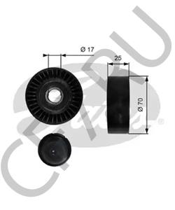 21230-1041056-10 Lgr ролик 1118/2123/уаз/Крайслер натяжной ремня генератора/кондиционера #LGR-1423 "LGR" в городе Екатеринбург
