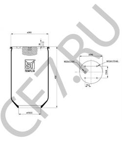 6504646G S TRAILOR Кожух пневматической рессоры в городе Екатеринбург