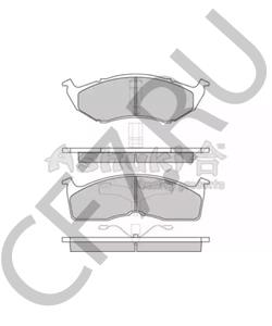 13.0460-8003.2 Ate Комплект тормозных колодок, дисковый тормоз в городе Екатеринбург
