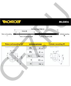 1647400145 MB АМОРТИЗАТОР БАГАЖНИКА в городе Екатеринбург